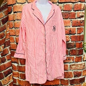 Pink Striped VS Night Shirt